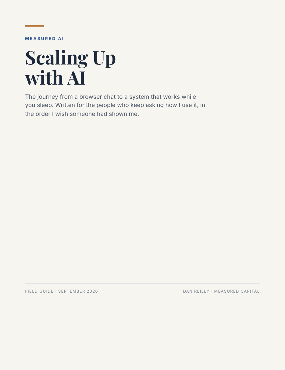Scaling Up with AI, field guide cover